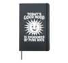 Punk Rock Retro Alternative Music Hardcover Journal, Black