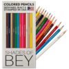 Pun Labs Shades of Radiance Colored Pencil Set - 12 Count Themed Pencils