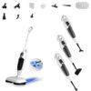 PUREBEAR 300°F Scrub & Steam Mop, Steam Cleaner With 13 Accessories
