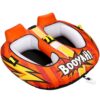 PuroShelt Towable Tubes for Boating Water Tubes - 2 Person 360° wrap, Heavy Duty Boat Tubes & Towables, EVA Foam Pads, Drainage, Quick Connector (F-1007)