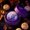 Purple Mystery Halloween Ghost Squishy Cute Bao Squeeze Stress Balls Relief Fidget Sensory Toy with Steamer for Holiday Birthday Gifts Toys