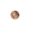 Purplepig Stackable Rings Non Tarnish, Two Tone CZ Eternity Band Set