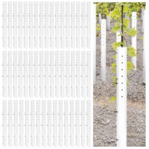 Pushglossy 5 Pack 48 Inch Tree Seedling Sapling Grow Tube Bulk
