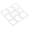 Puzzle Cutting Die Carbon Steel Template for Card Making