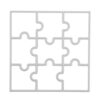 Puzzle Embossing Cutting Die Carbon Steel Template for DIY Card Making
