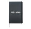 Puzzle Lovers Fun Challenge for Brain Training Adventure Hardcover Journal, Black
