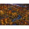 Puzzles for Adults 1000 Pieces - Glowing Old Town Market at Night
