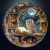 Puzzles for Adults 1000 Pieces, 26.6 * 26.6in Moonlight Owl Jigsaw Puzzles
