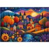 Puzzles for Adults 1000 Pieces,Colorful Townscape Jigsaw Puzzle