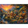 Puzzles for Adults 1000 Pieces,Forest Animal Band Jigsaw Puzzle