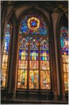 Puzzles Notre Dame Cathedral Paris France South Rose Window Stained Glass 300 Pieces Puzzle Unique Jigsaw Puzzle Thick Sturdy Pieces Challenging Activity