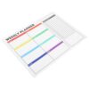 PVC Weekly Dry Erase Whiteboard Sticker for Wall Calendar Planning