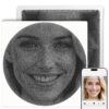 QBRIX Custom String Art Kit with 2 Boards | DIY Craft Kit for Adults for Handmade Home Décor Creation | All-in-One Photo String Art Maker | Round or Square Portrait