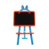 QERTYHJK Sketchpad - Kids Chalkboard Whiteboard Easel Reversible Chalk, Magnetic Dry Erase and Paint Board with, Eraser