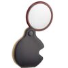 QERTYHKK 35X Magnifier, Foldable for Book Newspaper Maps Reading, Classroom Science, Insect & Hobby Observation, Great for Seniors and Kids