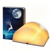 QHEMIOR Magic Book Light, Offline Voice Control & White Noise