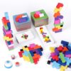 QianShouYan Wooden Block Stacking Games 120Pcs, 1-6 Players, Ages 4+