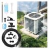 QianyiTrCoy Ac Condenser Water Mister, Energy Saving Cooling Hose Mister, Easy Installation Water Hose Mister Ideal for Sun Exposed Condensers