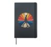 Qigong Health Energy Flow Balance Meditation Hardcover Journal, Black