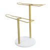 Qinlorgo 2 Tier Headband Holder Organizer for Teen Girls (Clear)