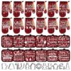 Qinyoung 48 Pcs Christmas Kitchen Oven Mitts Pot Holders, Buffalo Plaid