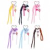 QIQISMGS 6-Pack Paracord Keychains, Beaded Bag Charms for Handbags