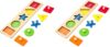 QODOFLR First Jumbo Knob Wooden Shape Puzzle for Toddlers 1-3,Montessori Toddler Puzzle Toys for1-2 Year Old,Preschool Learning Peg Puzzles Toys for Baby Kids (Pack of 2)