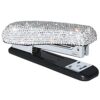 QOPCBCGN Diamond Crystal Handmade Bling Dazzling Stapler for Office, School, or Home