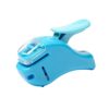 QOPCBCGN Mini Stapleless Stapler, Safe and Labor-Saving Student and Office Stationery(Blue)