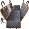 QUCMZMV Dog Car Seat Cover for Ford Ranger Splash 2022-2026, Back Seat Pet Car Hammock with Side Flaps, Water & Scratch Resistant, Non-Slip Design with Breathable Mesh Window,A