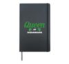 Queen Of Shenanigans St Patricks Day Partner Look Hardcover Journal, Black