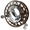 QUGURLID Kites Professional Reel Grip Wheel Handle,Kite Winder, Wind Spinner, Lock Function Outdoor, for Adults,Fast to Line Up (Brown 28cm)