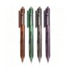Quiet Retractable Gel Pens, Forest Series, 4-Pack