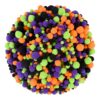 Qumenan 1200 Pieces 4 Sizes Halloween Pom Poms Balls Crafts for DIY Hobby Supplies Halloween Party Decorations (Halloween)