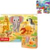 QUOKKA Africa Animals & Glow Ocean Puzzle Bundle