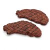 QUPLIZ 2pcs Realistic PVC Fake Grilled Steak Model for Photography