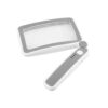 QVEZPRYX 4X Rechargeable Reading Magnifying Glass with 10 LED Lights Handheld Illuminated Magnifier