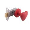 QVYMPGBNS American Love Door Lock Indoor Bedroom Ball Handle Golden Silent Magnetic Room Invisible(Red Single Sided Invisible Lock)