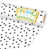 Qyeahkj Black Dot Bulletin Board Paper Roll Black Polka Dot Bulletin Board Background Paper Fade Resistant Classroom Decoration Poster Art Craft Home Wall Education Decor Supplies 17.7in x 20ft