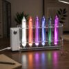 QYLTTDM 6 Pcs Noble Gas Glow Glass Tubes, with Excitation Base, Inert Gas Glow Demonstration Set, Rare Gas Glow Demonstration Set, 99.999% Purity and Vacuum Sealed, for Collection, Display, Teaching