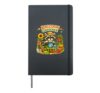 Raccoon Gardener Funny Gardening Vegetable Garden Hardcover Journal, Black