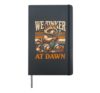 Raccoon Mechanic We Tinker At Dawn Hardcover Journal, Black
