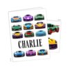 Race Car Cars Pocket Folder Gift Name Back to School Supplies Teacher Office Birthday Boy Girl Kids Custom Personalized Custom
