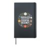 Radicalized By Essential Decency Human Kindness Hardcover Journal, Black