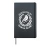 Radicalized By Essential Decency Robin Nature Activism Hardcover Journal, Black