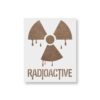 Radioactive Stencil – Radiation Symbol Template, Nuclear Template Posion Stencil for Painting, Coloring, Drawing, Airbrush, Spray Paint