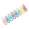 Rainbow-Toned Metal Paper Clips, Rustproof for Books, 70MM