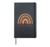 Rainbow AVID Teacher Team Back to School Appreciation Fall Hardcover Journal, Black