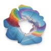 Rainbow Chiffon Scrunchies for Women