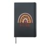 Rainbow ECSE Team Back to School Appreciation Fall Hardcover Journal, Black
